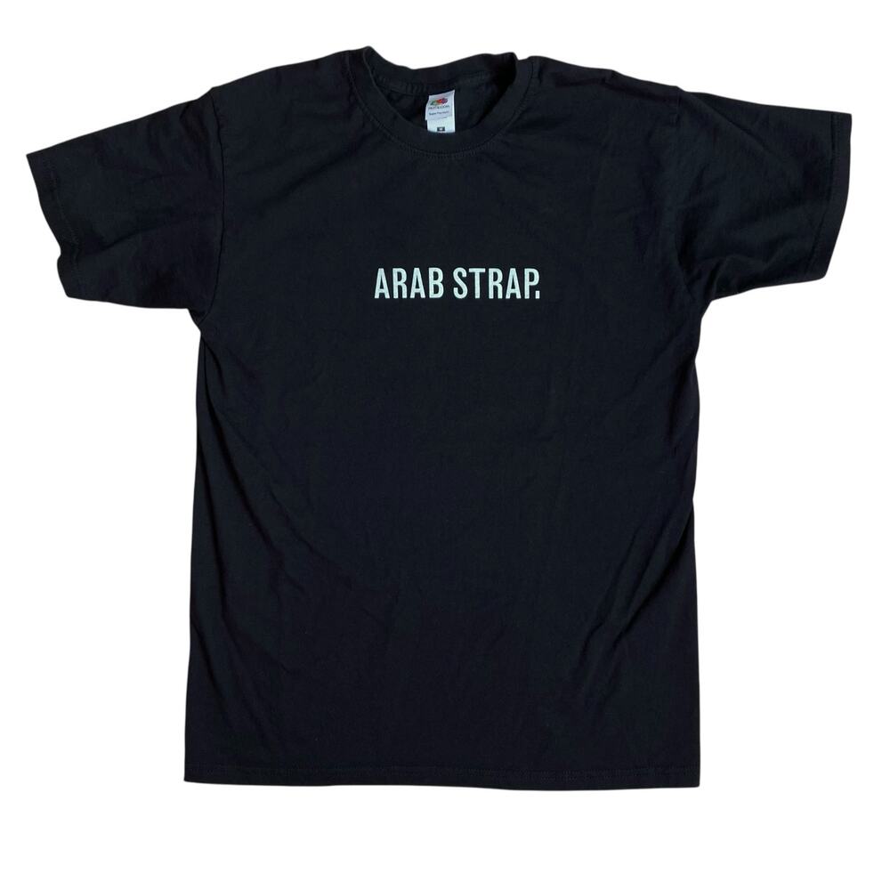 Arab Strap Glow in the Dark Band Tee Shirt Medium Black Slowcore Indie Rock